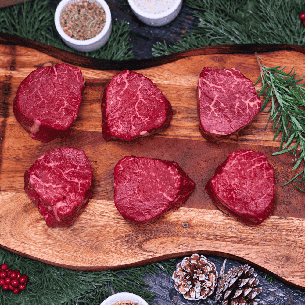 Robbins Island Pure Blood Wagyu Filet Mignon Bundle red wagyu filet mignon