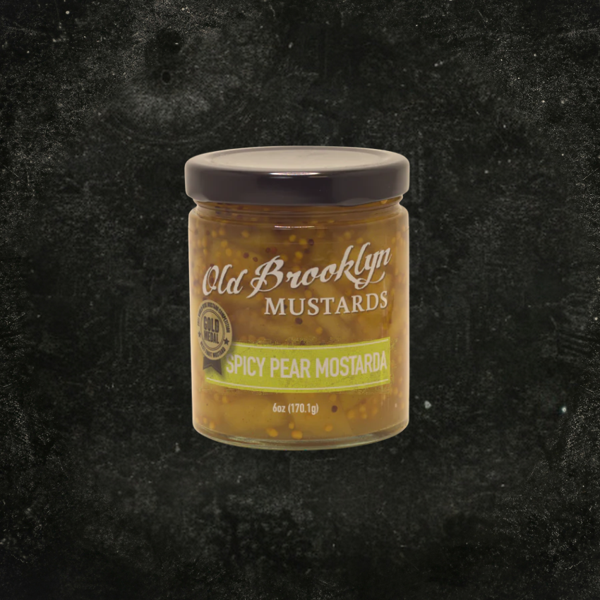 Old Brooklyn | Spicy Pear Mostarda Mustard
