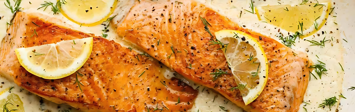 lemon with salmon